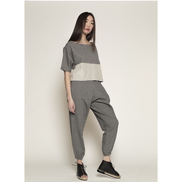 Mary Meyer Tops - Mary Meyer French Terry Warm Up Cropped Sweatshirt